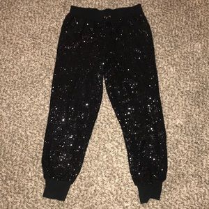 Sequin joggers
